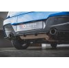 Maxton Design "Racing durability" zadní difuzor pro BMW řada 1 F20 M135I, plast ABS bez povrchové úpravy, s červenou linkou