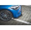Maxton Design rohové spoilery pod přední nárazník pro BMW řada 1 F20 M135I, černý lesklý plast ABS