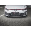 Maxton Design spoiler pod přední nárazník s křidélky ver.2 pro Volkswagen Golf GTI Mk8, carbon-Look