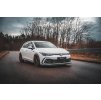 Maxton Design spoiler pod přední nárazník ver.4 pro Volkswagen Golf GTI Mk8, černý lesklý plast ABS