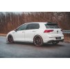 Maxton Design difuzory pod boční prahy ver.3 pro Volkswagen Golf GTI Mk8, carbon-Look