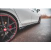 Maxton Design difuzory pod boční prahy ver.3 pro Volkswagen Golf GTI Mk8, carbon-Look