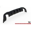 Maxton Design vložka zadního nárazníku ver.2 pro Volkswagen Golf GTI Mk8, černý lesklý plast ABS