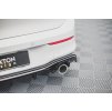 Maxton Design vložka zadního nárazníku ver.2 pro Volkswagen Golf GTI Mk8, černý lesklý plast ABS