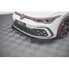 Maxton Design "Racing durability" spoiler pod přední nárazník s rohovými splittery pro Volkswagen Golf GTI Mk8, plast ABS bez povrchové úpravy