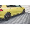 Maxton Design "Racing durability" difuzory pod boční prahy s křidélky pro Volkswagen Golf GTI Mk8, plast ABS bez povrchové úpravy