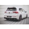 Maxton Design "Racing durability" zadní difuzor ver.1 pro Volkswagen Golf GTI Mk8, plast ABS bez povrchové úpravy, s černou a červenou linkou
