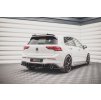 Maxton Design "Racing durability" zadní difuzor ver.2 pro Volkswagen Golf GTI Mk8, plast ABS bez povrchové úpravy, s červenou linkou