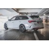Maxton Design difuzory pod boční prahy s křidélky ver.3 pro Škoda Octavia RS Mk4, černý lesklý plast ABS