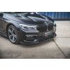 Maxton Design spoiler pod přední nárazník ver.2 pro BMW řada 7 G11 M-Pack, G12 M-Pack, černý lesklý plast ABS
