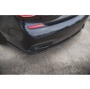 Maxton Design středový spoiler pod zadní nárazník pro BMW řada 7 G11, černý lesklý plast ABS