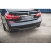 Maxton Design středový spoiler pod zadní nárazník s žebrováním pro BMW řada 7 G11, carbon-Look