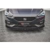 Maxton Design spoiler pod přední nárazník pro Seat Leon FR Mk4, černý lesklý plast ABS