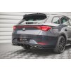 Maxton Design vložka zadního nárazníku pro Seat Leon FR Mk4, černý lesklý plast ABS