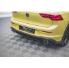 Maxton Design středový spoiler zadního nárazníku pro Volkswagen Golf GTI Mk8, černý lesklý plast ABS, Clubsport
