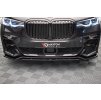 Maxton Design spoiler pod přední nárazník pro BMW X7 G07, černý lesklý plast ABS