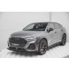 Maxton Design spoiler pod přední nárazník pro Audi Q3 Sportback S-Line, černý lesklý plast ABS