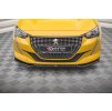 Maxton Design spoiler pod přední nárazník pro Peugeot 208 Mk2, carbon-Look