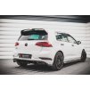 Maxton Design "Racing durability" difuzor pod zadní nárazník pro Volkswagen Golf Mk7 FL, plast ABS bez povrchové úpravy