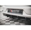 Maxton Design "Racing durability" difuzor pod zadní nárazník pro Volkswagen Golf Mk7 FL, plast ABS bez povrchové úpravy, s černou a červenou linkou