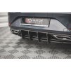 Maxton Design "Racing durability" difuzor pod zadní nárazník pro Seat Leon FR Mk4, plast ABS bez povrchové úpravy, s černou a červenou linkou