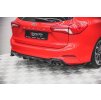 Maxton Design vložka zadního nárazníku pro Ford Focus Mk4, černý lesklý plast ABS, ST-Line, Combi