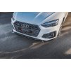 Maxton Design spoiler pod přední nárazník ver.2 pro Audi A5 F5 FL, carbon-Look, S-Line
