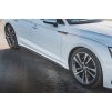 Maxton Design difuzory pod boční prahy pro Audi A5 F5 FL, carbon-Look, S-Line Sportback