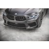 Maxton Design spoiler pod přední nárazník s křidélky ver.1 pro BMW M8 Gran Coupe/F93, černý lesklý plast ABS