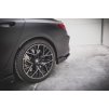 Maxton Design difuzory pod zadní nárazník s křidélky ver.1 pro BMW M8 Gran Coupe/F93, černý lesklý plast ABS