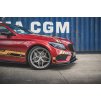 Maxton Design "Racing durability" spoiler pod přední nárazník s rohovými splittery pro Mercedes třída C W205/C43 AMG Coupe, plast ABS bez povrchové úpravy