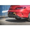 Maxton Design "Racing durability" zadní difuzor pro Mercedes třída C W205/C43 AMG Coupe, plast ABS bez povrchové úpravy, s černou a červenou linkou