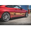 Maxton Design "Racing durability" difuzory pod boční prahy s křidélky pro Mercedes třída C W205/C43 AMG Coupe, plast ABS bez povrchové úpravy