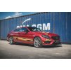Maxton Design "Racing durability" difuzory pod boční prahy s křidélky pro Mercedes třída C W205/C43 AMG Coupe, plast ABS bez povrchové úpravy