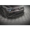 Maxton Design spoiler pod přední nárazník s křidélky ver.2 pro Volkswagen Golf R Mk8, carbon-Look