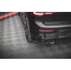 Maxton Design boční difuzory pod zadní nárazník ver.2 pro Volkswagen Golf R Mk8, černý lesklý plast ABS