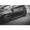 Maxton Design difuzory pod boční prahy ver.2 pro Volkswagen Golf R Mk8, carbon-Look