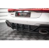 Maxton Design "Street Pro" difuzor zadního nárazníku pro Audi RS7 C8, plast ABS bez povrchové úpravy, s červenou linkou
