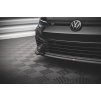 Maxton Design spoiler pod přední nárazník ver.6 pro Volkswagen Golf R Mk8, carbon-Look