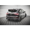 Maxton Design vložka zadního nárazníku ver.1 pro Volkswagen Golf R Mk8, černý lesklý plast ABS