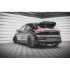 Maxton Design vložka zadního nárazníku ver.2 pro Volkswagen Golf R Mk8, černý lesklý plast ABS