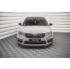 Maxton Design spoiler pod přední nárazník ver.1 pro Škoda Octavia RS Facelift Mk3, carbon-Look