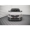 Maxton Design spoiler pod přední nárazník ver.2 pro Škoda Octavia RS Facelift Mk3, carbon-Look