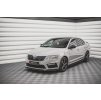Maxton Design spoiler pod přední nárazník ver.3 pro Škoda Octavia RS Facelift Mk3, černý lesklý plast ABS