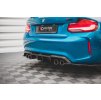 Maxton Design vložka zadního nárazníku pro BMW M2 F87, černý lesklý plast ABS