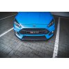 Maxton Design "Racing durability" spoiler pod přední nárazník ver.2 pro Ford Focus RS Mk3, plast ABS bez povrchové úpravy, s červenou linkou