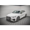Maxton Design "Street Pro" spoiler pod přední nárazník pro Audi S3 8Y, plast ABS bez povrchové úpravy