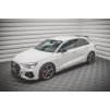 Maxton Design "Street Pro" difuzory pod boční prahy pro Audi S3 8Y, plast ABS bez povrchové úpravy