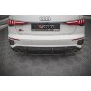 Maxton Design "Street Pro" difuzor zadního nárazníku pro Audi S3 8Y, plast ABS bez povrchové úpravy