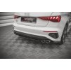 Maxton Design středový spoiler pod zadní nárazník pro Audi S3 8Y, carbon-Look